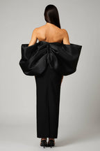 Liliana Sleeveless Bow Bandage Maxi Dress