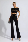 Lyanna Noir Bloom Two-Piece Set