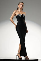 Sailor Embellished Strapless Maxi Dress