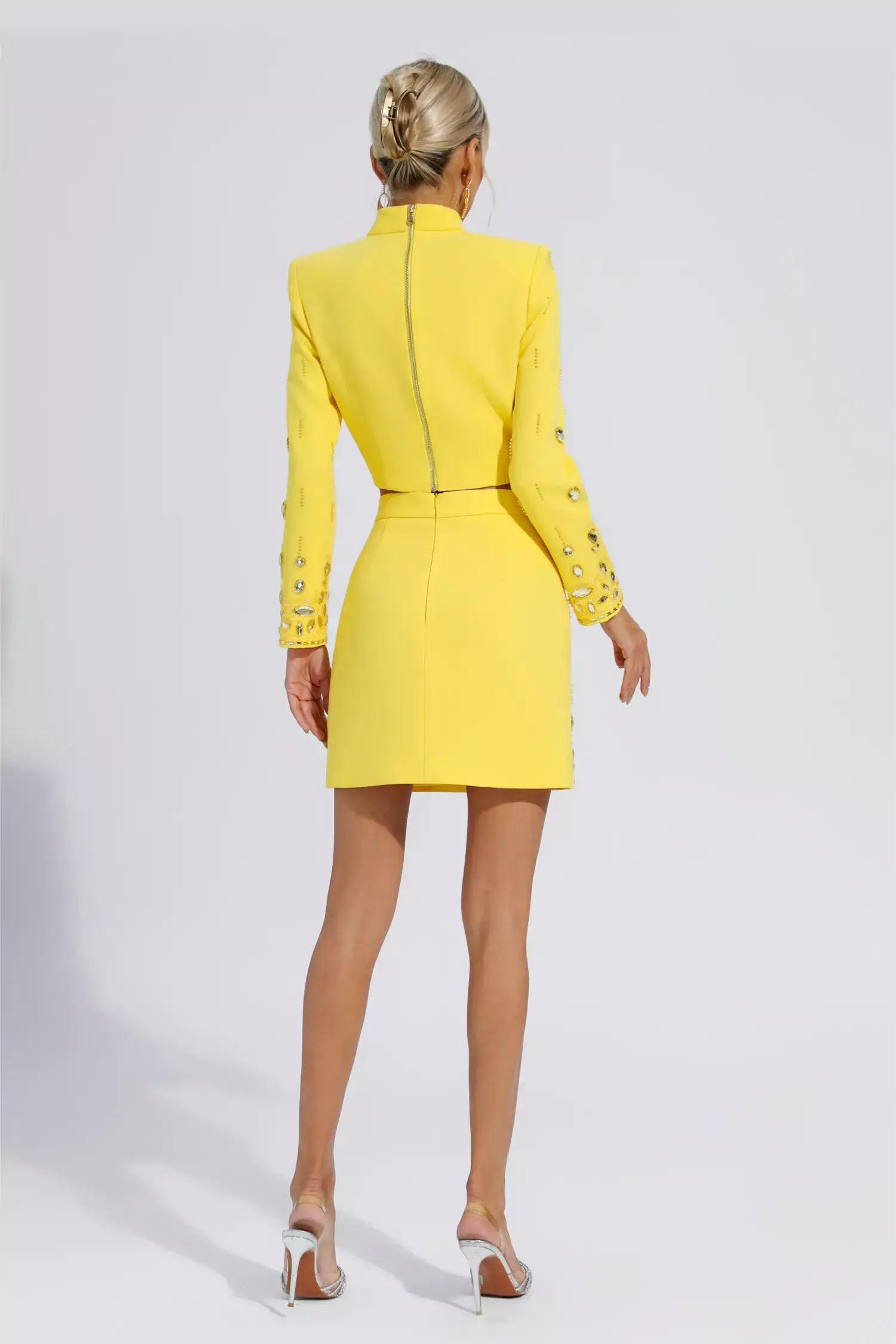 Taliah High Quality Crystal Yellow Set