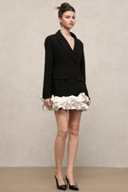 Aniston Black Blazer Mini Dress