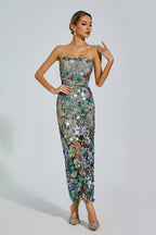 Estella Floral Midi Dress