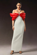 Chanel Bow-Accent Off-Shoulder Dress