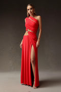 LLstyle Crimson Glam Gown