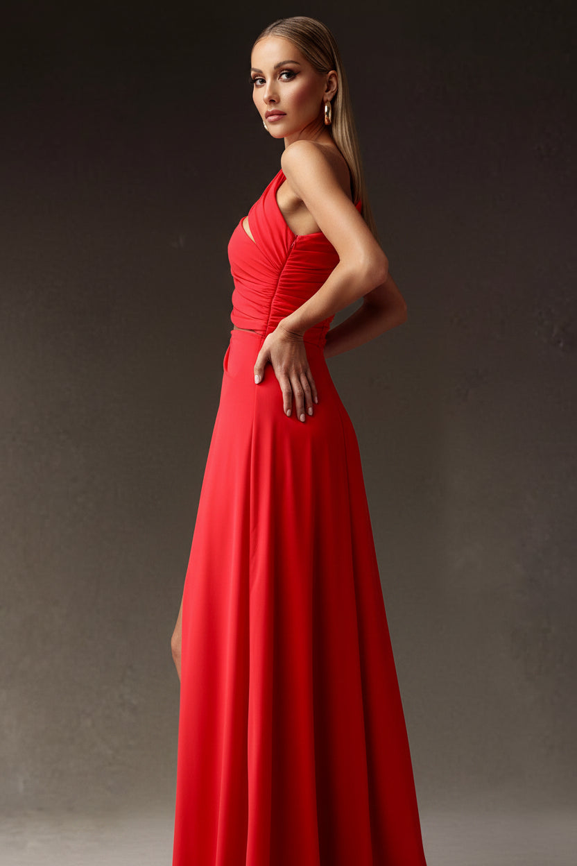 LLstyle Crimson Glam Gown