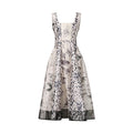 Fiorella Printed Sleeveless Midi Dress
