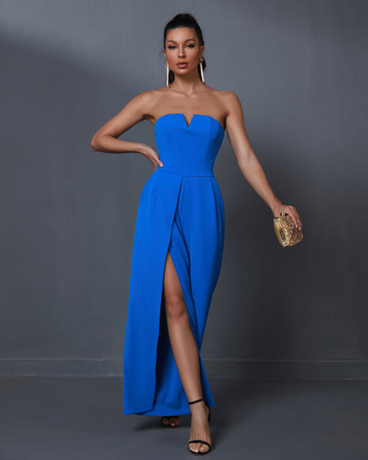 LLstyle Strapless Elegant Maxi Dress