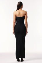 Victory Black Strapless Maxi Dress