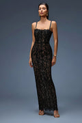 Layla Midnight Lace Gown