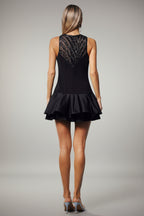 Kaelyn Sequin Flare Mini