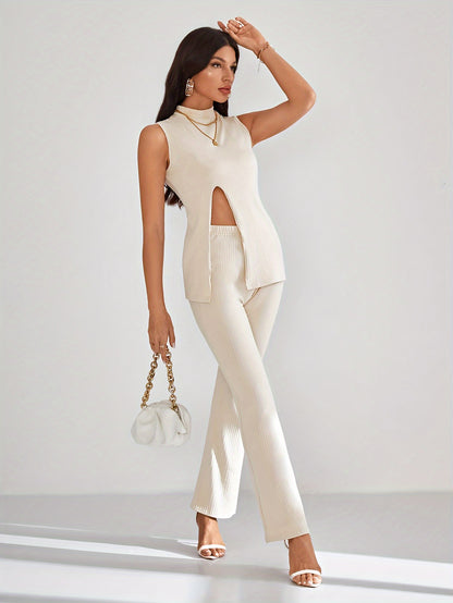 LLstyle Casual Two-piece Pants Set