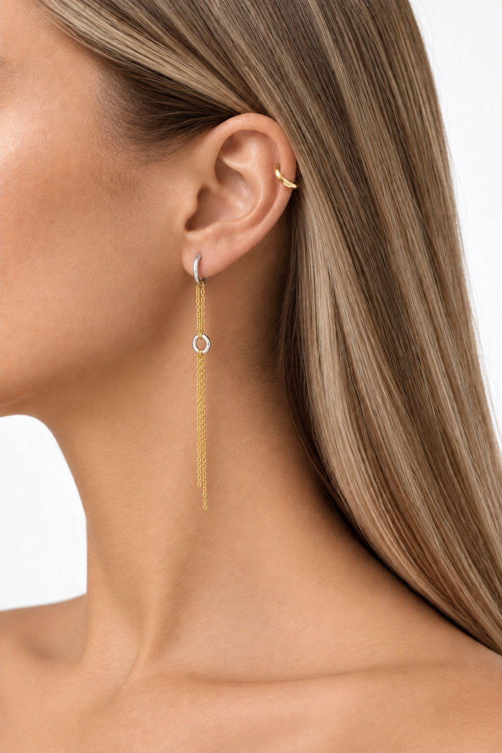 INES Chain Drop Earring