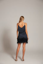 Alessia Fringe Glam Mini Dress