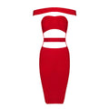 Galilea Off-Shoulder Bodycon Mini Dress