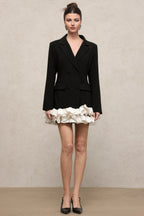 Aniston Black Blazer Mini Dress