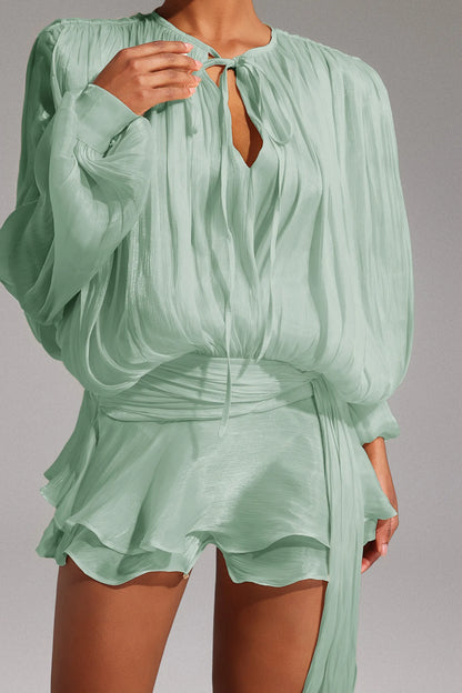 LLstyle Women Elegant Green Dress