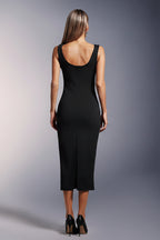 Twilight Crystal Floral Bandage Midi Dress