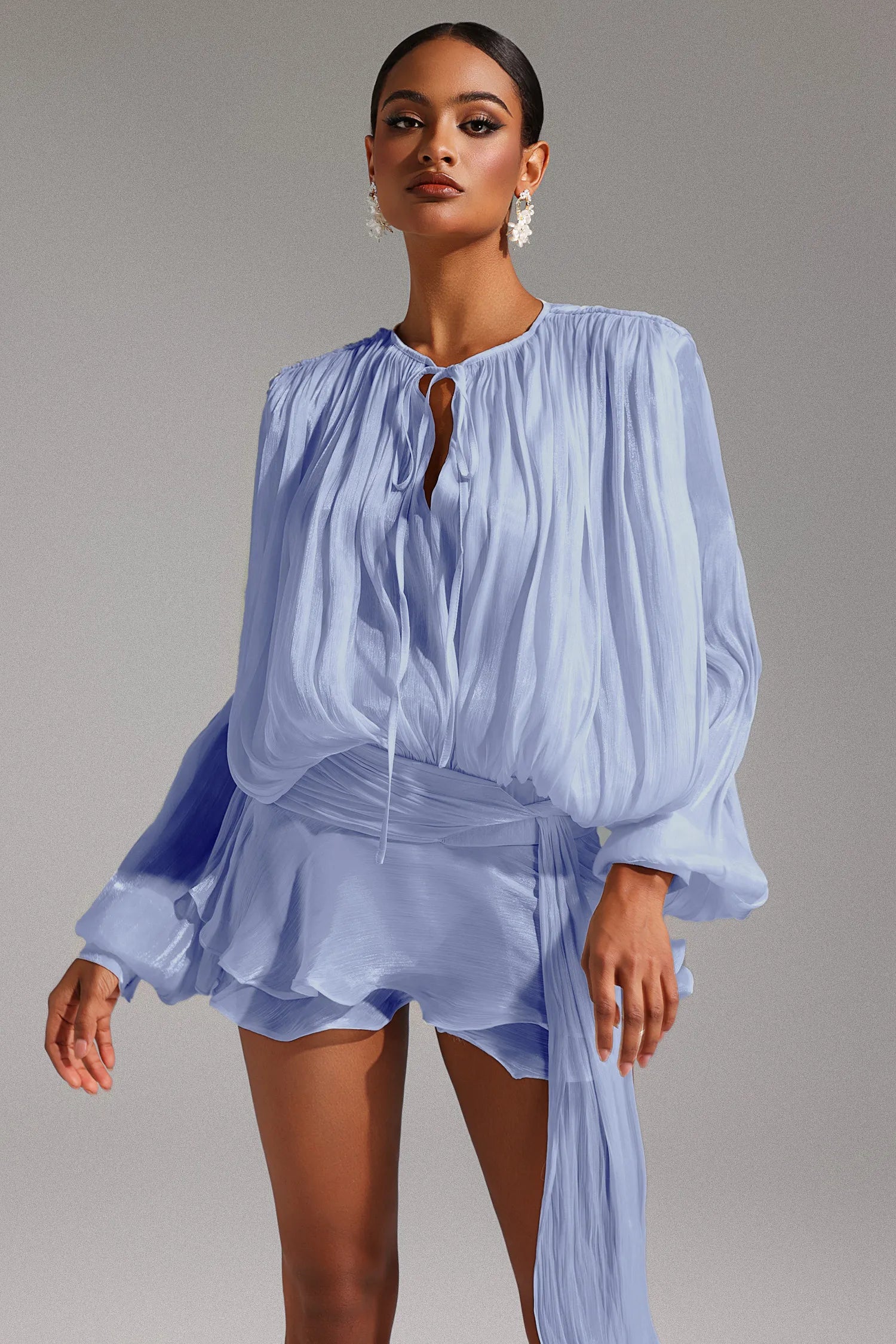 LLstyle Ethereal Elegance in Soft Periwinkle
