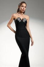Sailor Embellished Strapless Maxi Dress
