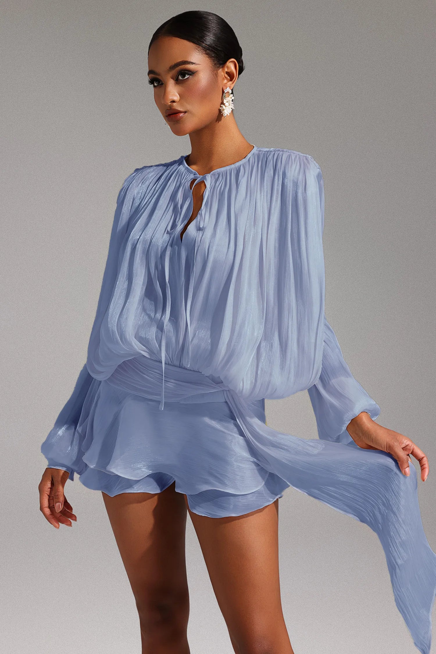 LLstyle Ethereal Elegance in Soft Periwinkle
