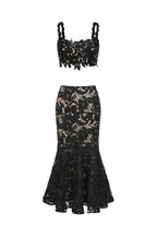 Jennifer Black Lace Two-Piece