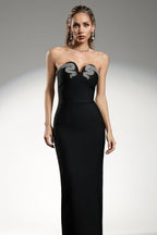 Sailor Embellished Strapless Maxi Dress