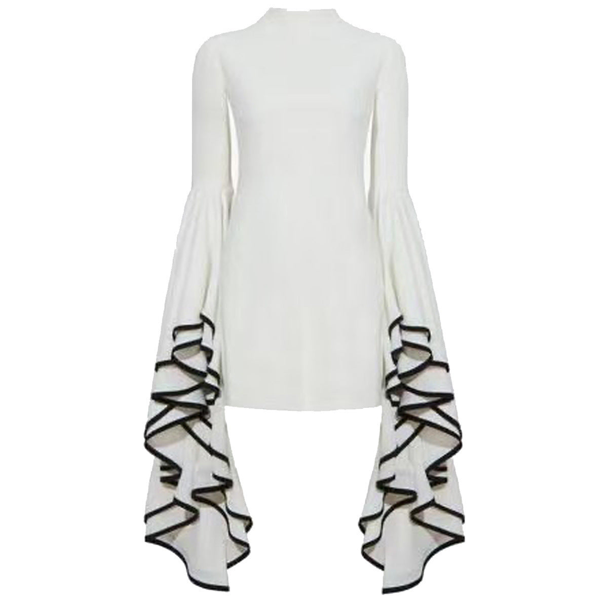 LLstyle Flared Sleeve Mini Dress