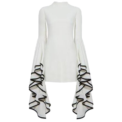 LLstyle Flared Sleeve Mini Dress