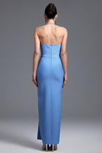 Dakota Embellished Halter Bandage Maxi Dress