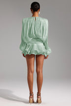 Ariadne Women Elegant Green Dress