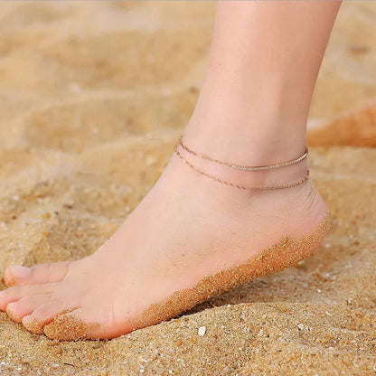 Golden Radiance Adjustable Anklet