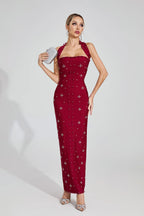 Celeste Embellished One-Shoulder Mermaid Gown