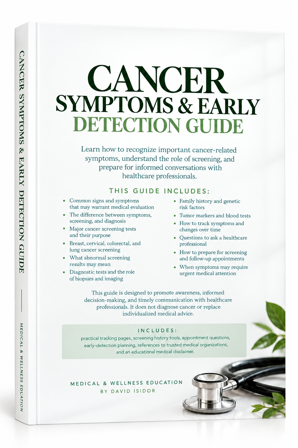 Cancer Symptoms & Early Detection Guide A Practical Medical & Wellness Education Resource