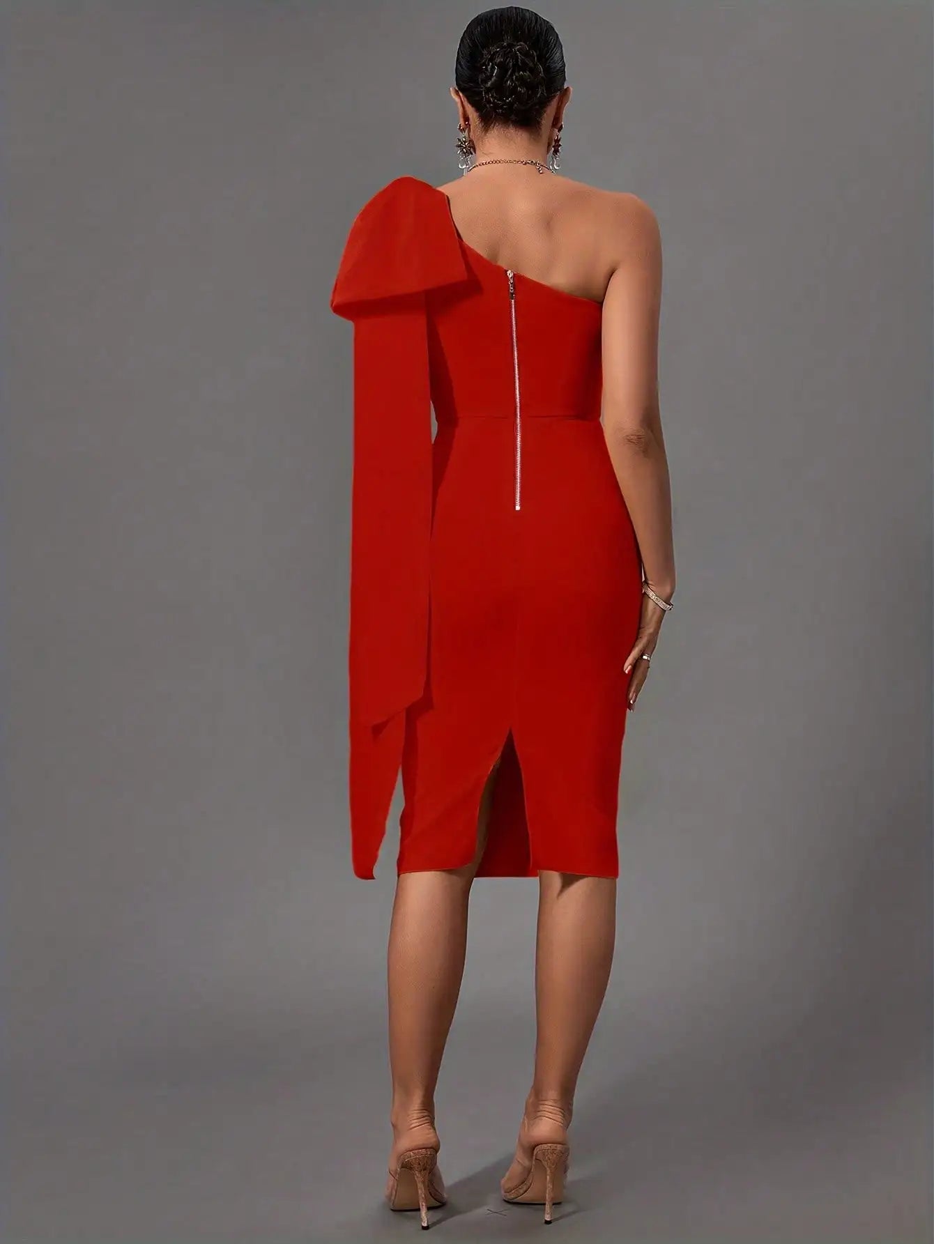 LLstyle One Shoulder Party Dress