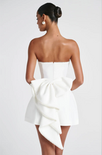 Francesca Pearl Strapless Sexy Mini Dress
