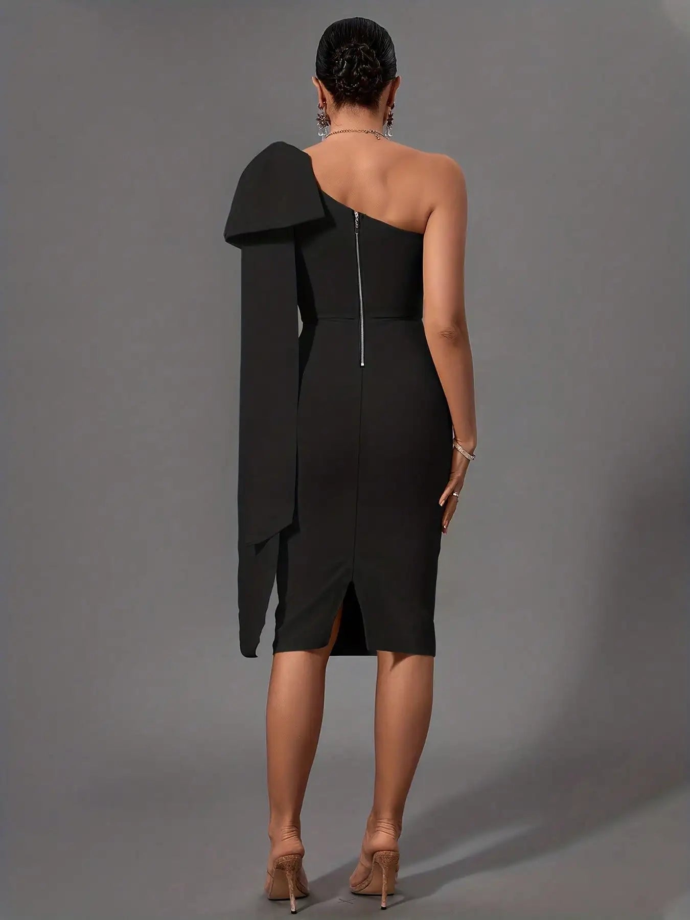 LLstyle Elegant One Shoulder Dress