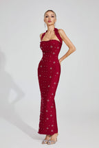 Celeste Embellished One-Shoulder Mermaid Gown
