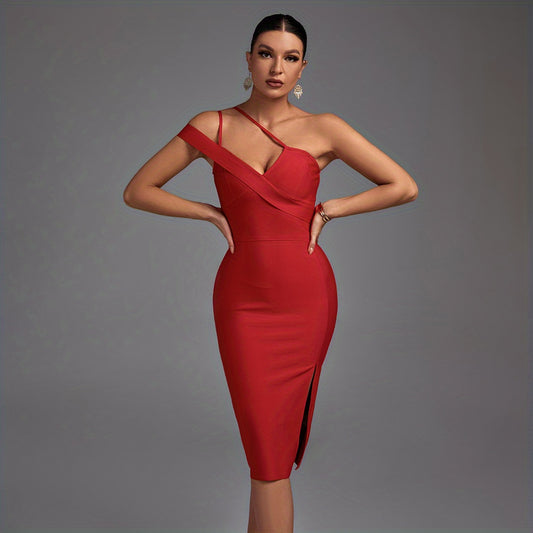 LLstyle Asymmetrical  Casual Sleeveless Dress