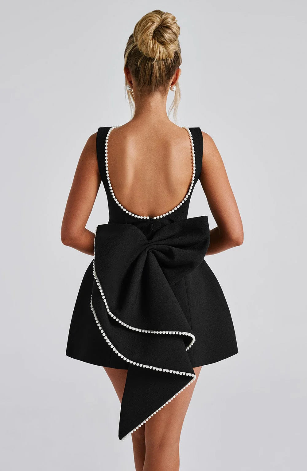 Jane Noir Pearl Mini Dress