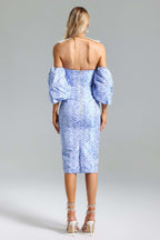 Bianca Elegant Light Blue Dress