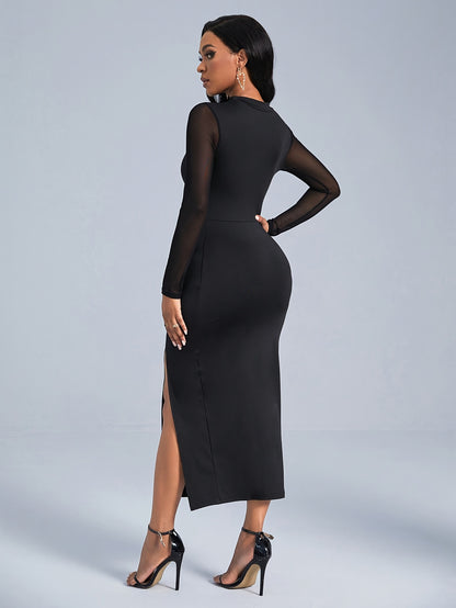 LLstyle Sexy Long Sleeve Bodycon Dress For Spring