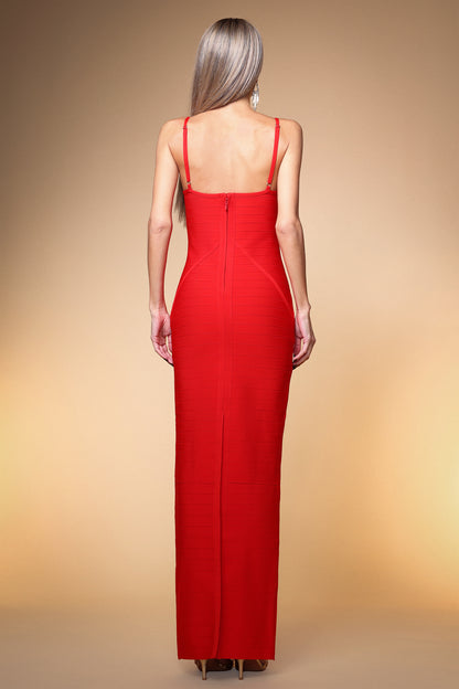 LLStyle Sleeveless Red Maxi Dress