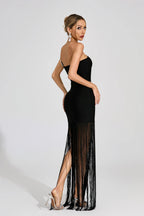 Giselle Strap Luxury Diamonds Dress