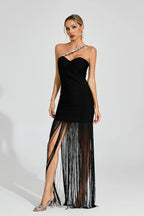 Giselle Strap Luxury Diamonds Dress