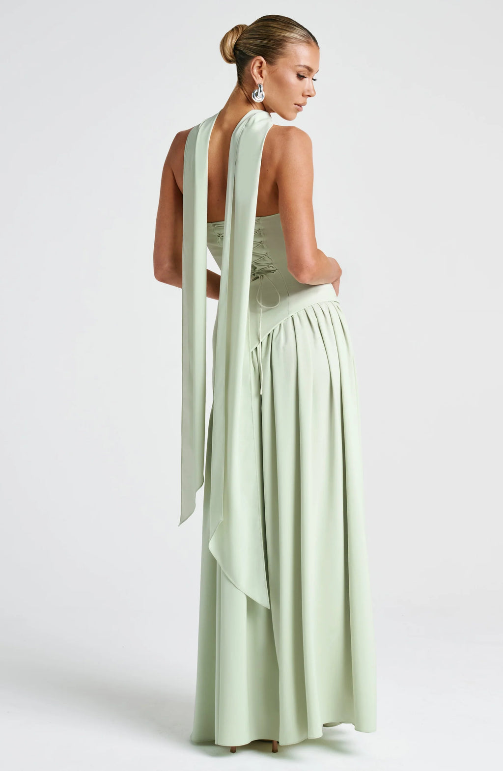 LLstyle Contrast Color Ribbons Cocktail Dress