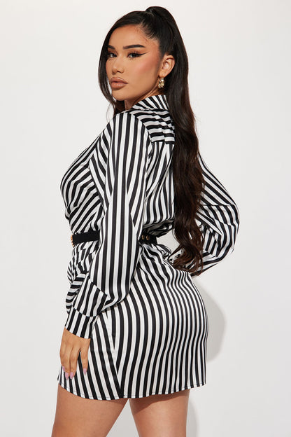 LLstyle Striped Mini Dress